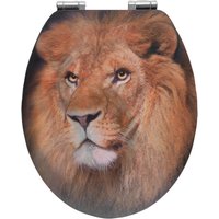 WENKO WC-Sitz »Lion«, MDF, oval,  mit Softclose-Funktion - bunt von Wenko