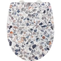 WENKO WC-Sitz "Terrazzo High Gloss", (1 St.), Thermoplast von Wenko