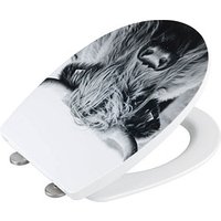 WENKO WC-Sitz mit Absenkautomatik Yak grau WENKO WC-Sitz mit Absenkautomatik Yak grau von Wenko