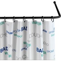 WENKO Winkelstange "Universal" Fixmaß Duschvorhangstange, Durchmesser 20mm WENKO Winkelstange "Universal" Fixmaß Duschvorhangstange, Durchmesser 20mm von Wenko