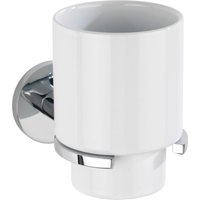 WENKO Zahnputzbecher "UV-Loc Isera", befestigen ohne Bohren mit innovativem Klebesystem von Wenko