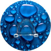 Wenko - Wand Haken Kleider Garderoben Handtuch Halter Bad Küchen aqua ohne bohren - blau von Wenko