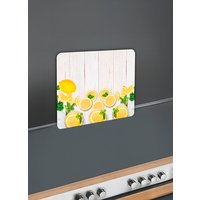 Wandblende aus Glas mit Zitronen-Motiv von Wenko