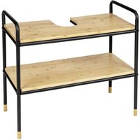Waschbeckenunterschrank loft, 70 x 60 x 33,5 cm, Bambusplatte Wenko von Wenko
