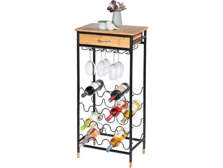 Wenko, Weinregal, Weinregal (48 x 30 x 95 cm, 16 Fl.) von Wenko