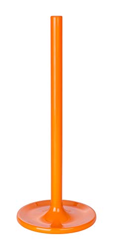 WENKO Toilettenpapier-Ersatzrollenhalter Cocktail Orange, Polystyrol, 14 x 14 x 35 cm von WENKO