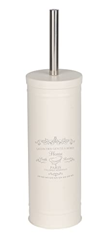 WENKO WC-Garnitur Home, geschlossener Vintage WC-Bürstenhalter, aus lackiertem Stahl in Creme, inkl. Ø 8 cm WC-Bürste, Ø 9 x 37,5 cm WENKO WC-Garnitur Home, geschlossener Vintage WC-Bürstenhalter, aus lackiertem Stahl in Creme, inkl. Ø 8 cm WC-Bürste, Ø 9 x 37,5 cm von WENKO