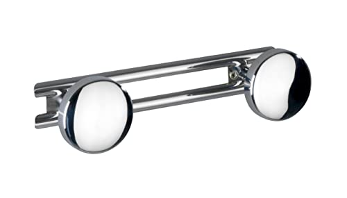WENKO Hakenleiste Basic mit 2 Haken Edelstahl - Garderobenleiste, Wandhaken, Edelstahl rostfrei, 24.5 x 6.5 x 6.5 cm, Glänzend WENKO Hakenleiste Basic mit 2 Haken Edelstahl - Garderobenleiste, Wandhaken, Edelstahl rostfrei, 24.5 x 6.5 x 6.5 cm, Glänzend von WENKO