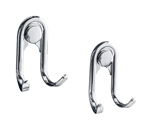 WENKO Doppelhaken Style 2er Set 2er Set, Küchenhaken Silber glänzend WENKO Doppelhaken Style 2er Set 2er Set, Küchenhaken Silber glänzend von WENKO
