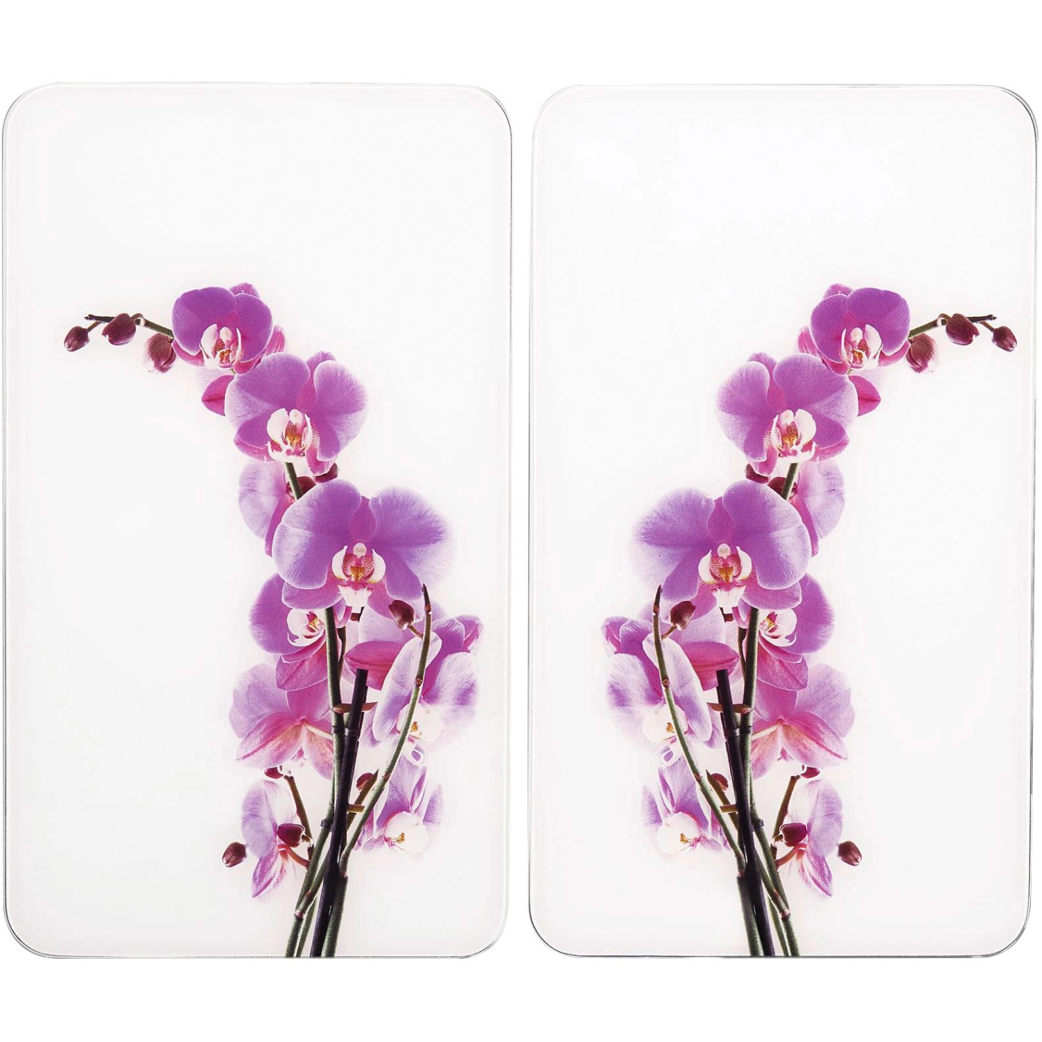 Wenko Herdabdeckplatte Universal Orchideenblüte 2er-Set für alle Herdarten Wenko Herdabdeckplatte Universal Orchideenblüte 2er-Set für alle Herdarten von Wenko