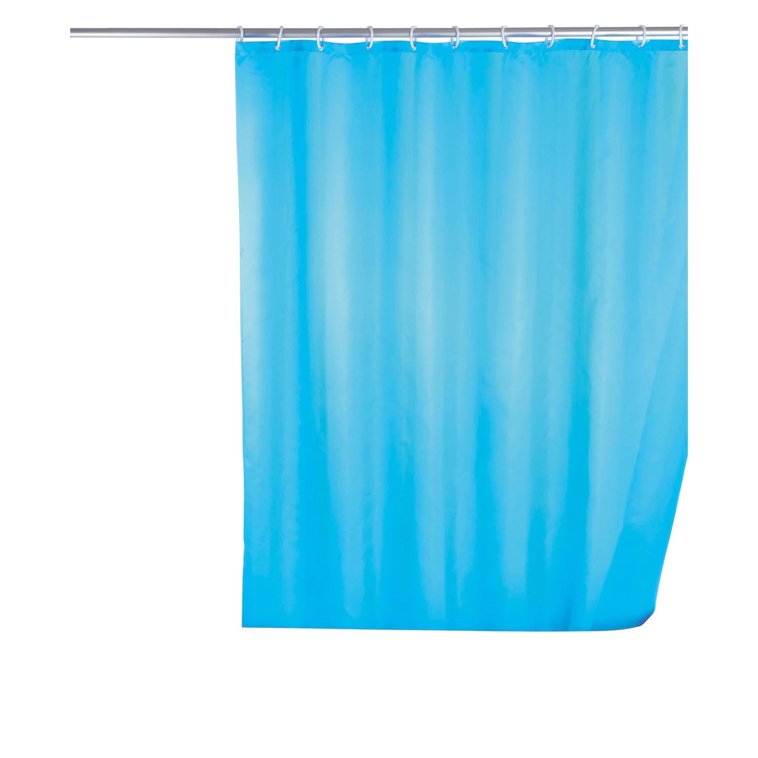 Wenko Anti-Schimmel Duschvorhang Uni 180 cm x 200 cm Hellblau Wenko Anti-Schimmel Duschvorhang Uni 180 cm x 200 cm Hellblau von Wenko