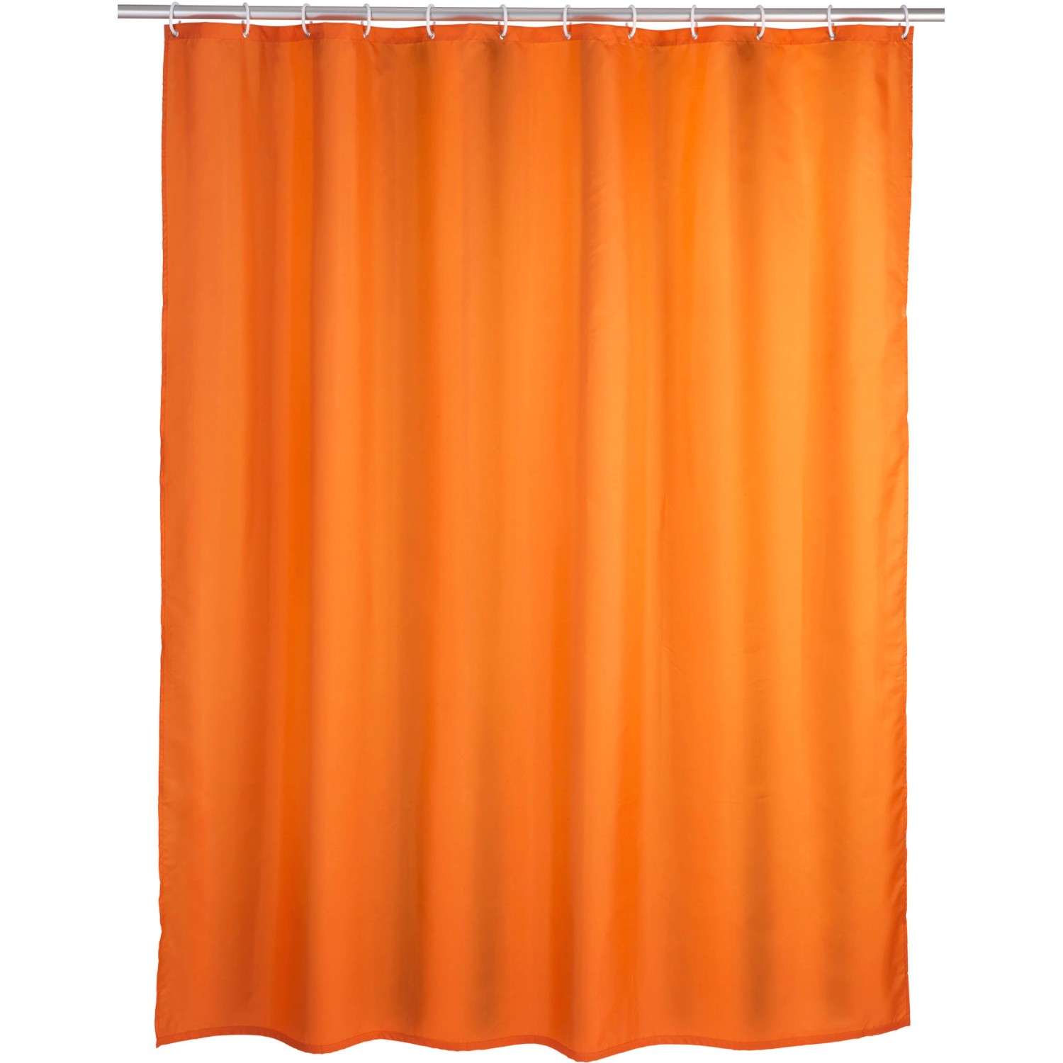 Wenko Anti-Schimmel Duschvorhang Uni 180 cm x 200 cm Orange von Wenko