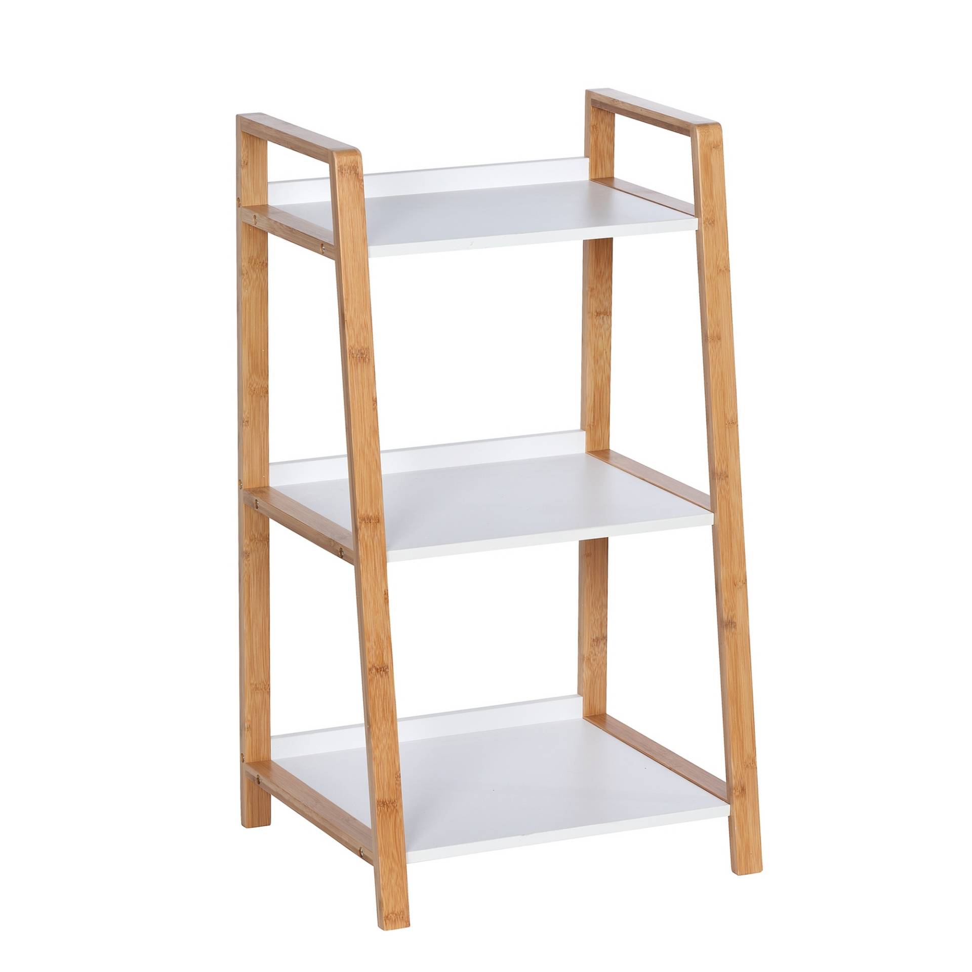 Wenko Bad-Regal 'Finja' Bambus/weiß 3 Böden 43 x 36 x 76 cm Wenko Bad-Regal 'Finja' Bambus/weiß 3 Böden 43 x 36 x 76 cm von Wenko