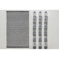 Shaki Badteppich, recyceltes Polyester, ethnisches Muster Wenko von Wenko