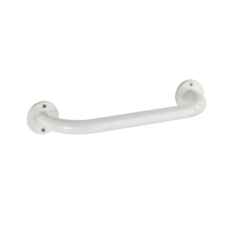 Wenko Badewannengriff Basic Edelstahl rostfrei Weiß von Wenko