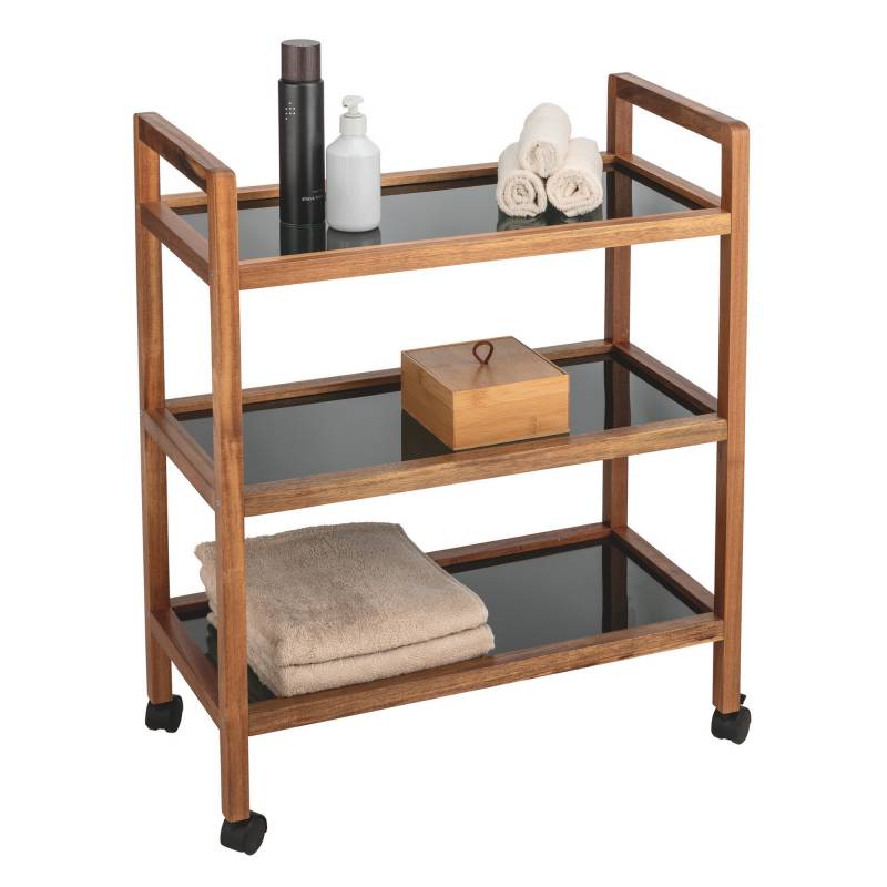 Wenko Badregal 'Fondi' Akazienholz braun 65 x 76,5 x 31 cm von Wenko