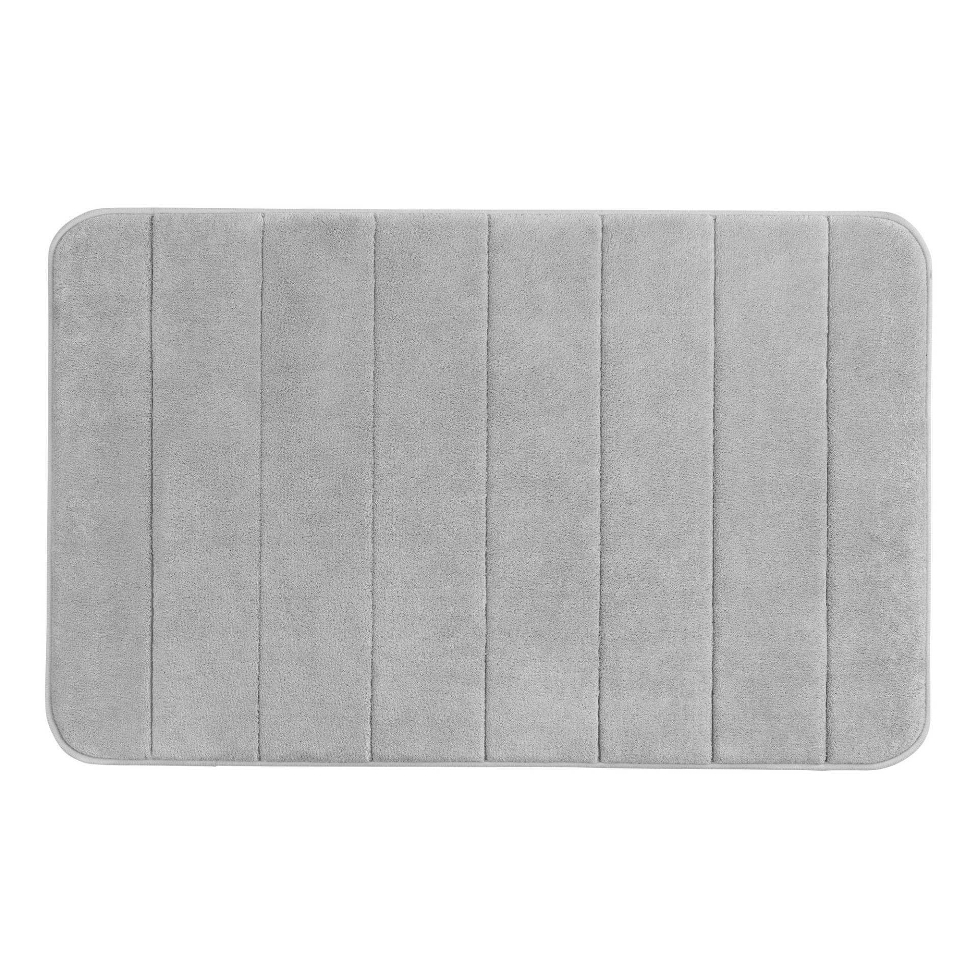 Wenko Badteppich Memory Foam Stripes Light Grey 50 x 80 cm Wenko Badteppich Memory Foam Stripes Light Grey 50 x 80 cm von Wenko