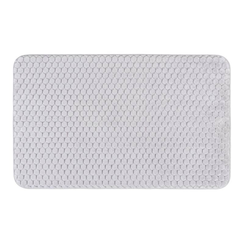 Wenko Badteppich Memory Foam Tundra 50 cm x 80 cm Grau von Wenko