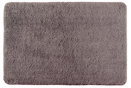 Wenko Badteppich Poly Taupe Duschmatte, 90 x 60 x 0.5 cm von WENKO