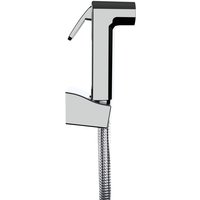 WENKO Bidet-Set Watersaving, 120 cm, Silber glänzend, Kunststoff (ABS) chrom - silber glänzend von Wenko