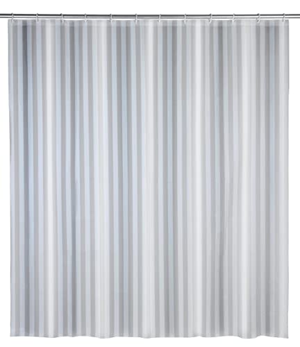WENKO Duschvorhang Frozen - wasserdicht, pflegeleicht, Polyethylen-Vinylacetat, 180 x 200 cm von WENKO