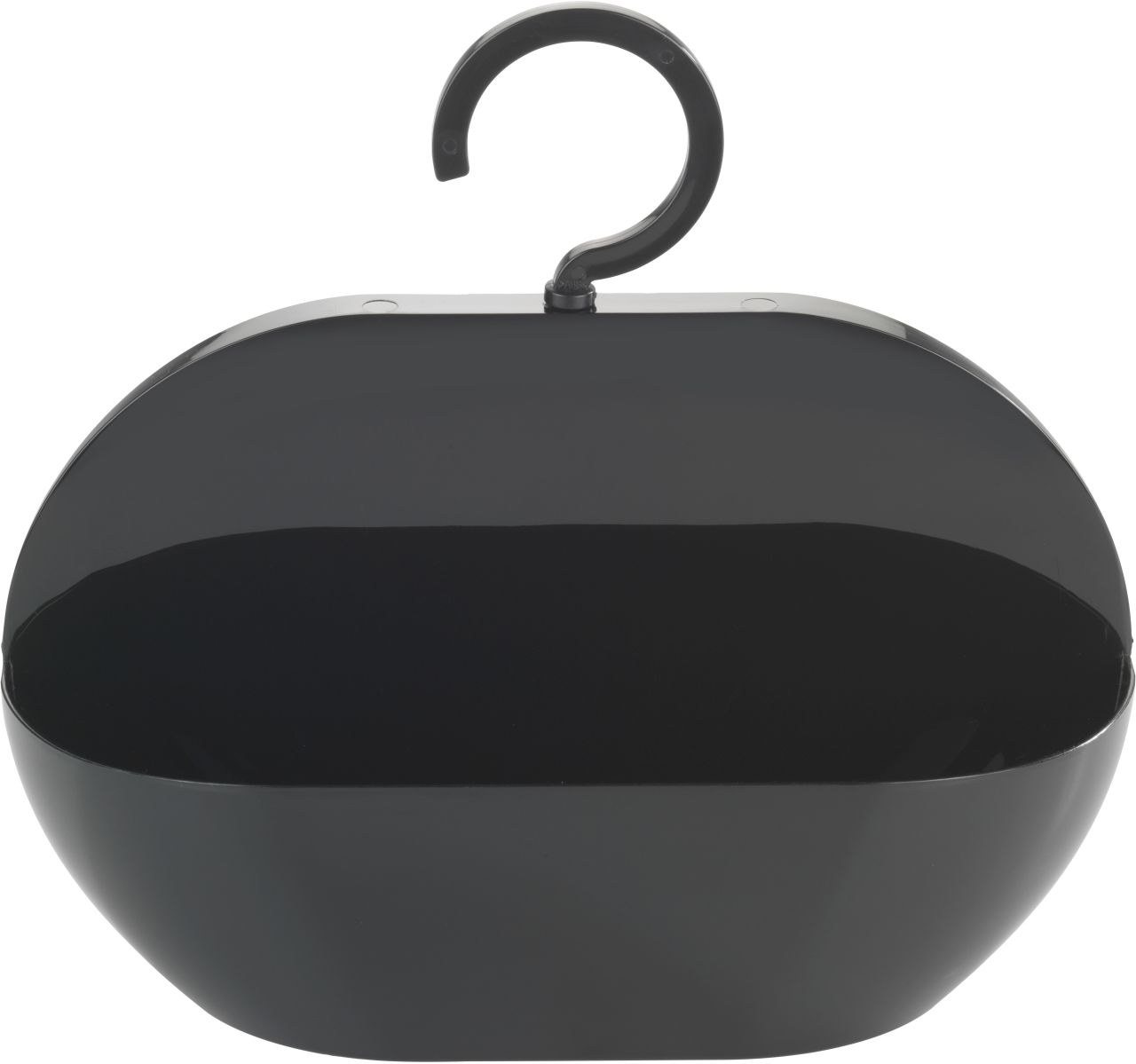 Wenko Duschkorb Cocktail Kunststoff, schwarz von Wenko
