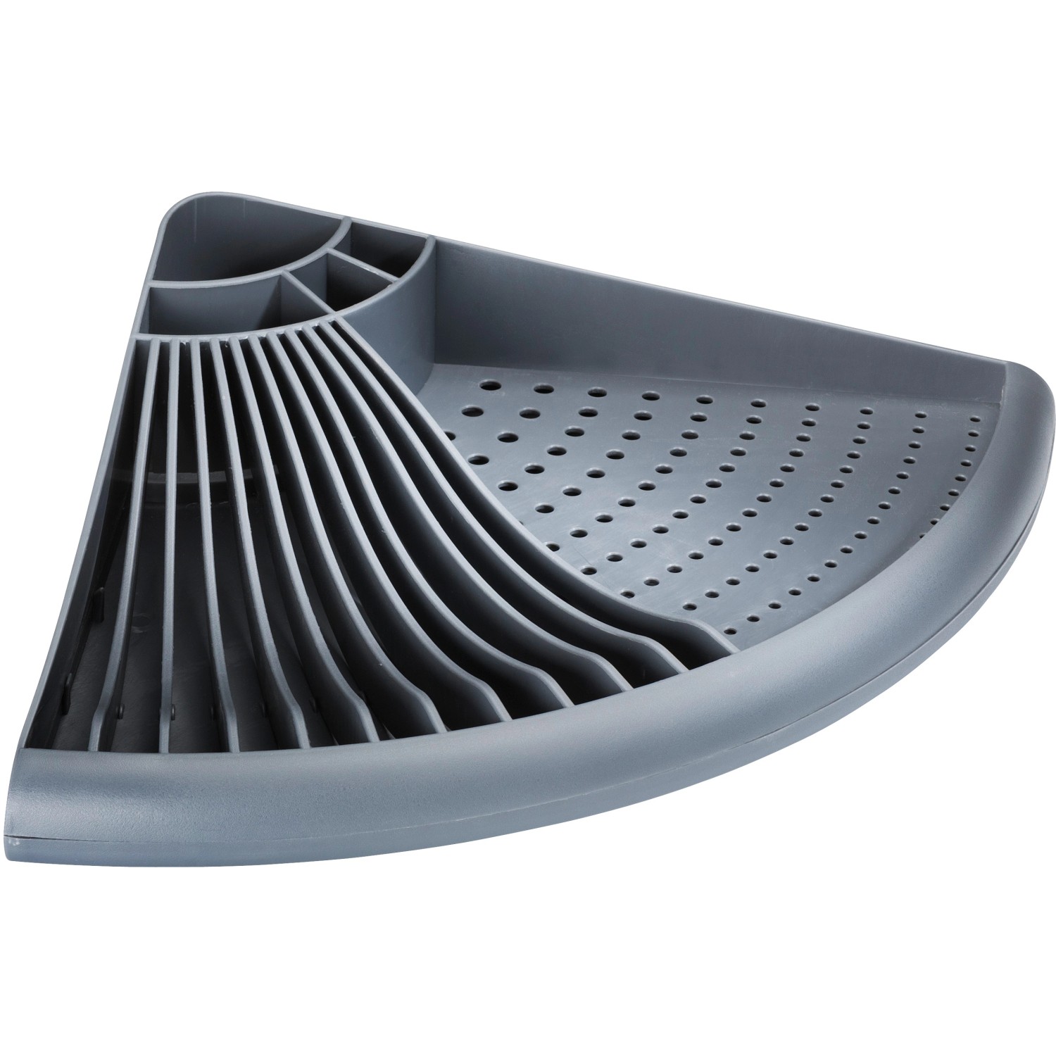 Wenko Eck-Geschirrabtropfer Grau 9 cm x 50 cm x 35 cm Wenko Eck-Geschirrabtropfer Grau 9 cm x 50 cm x 35 cm von Wenko