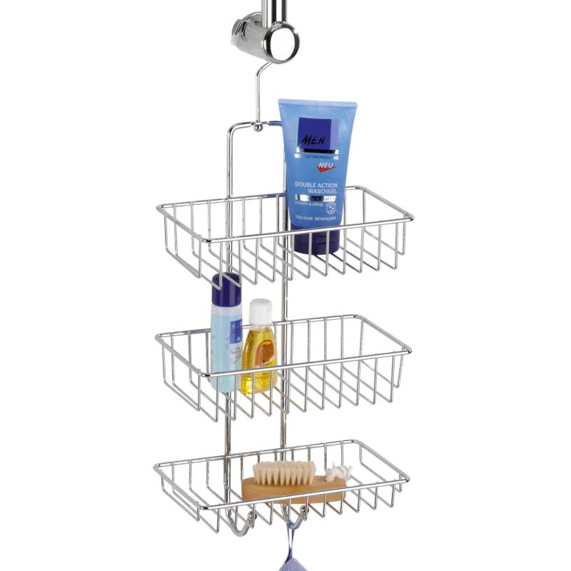 Wenko Exclusiv Duschcaddy Nivala 3 Ablagen Chrom glänzend von Wenko