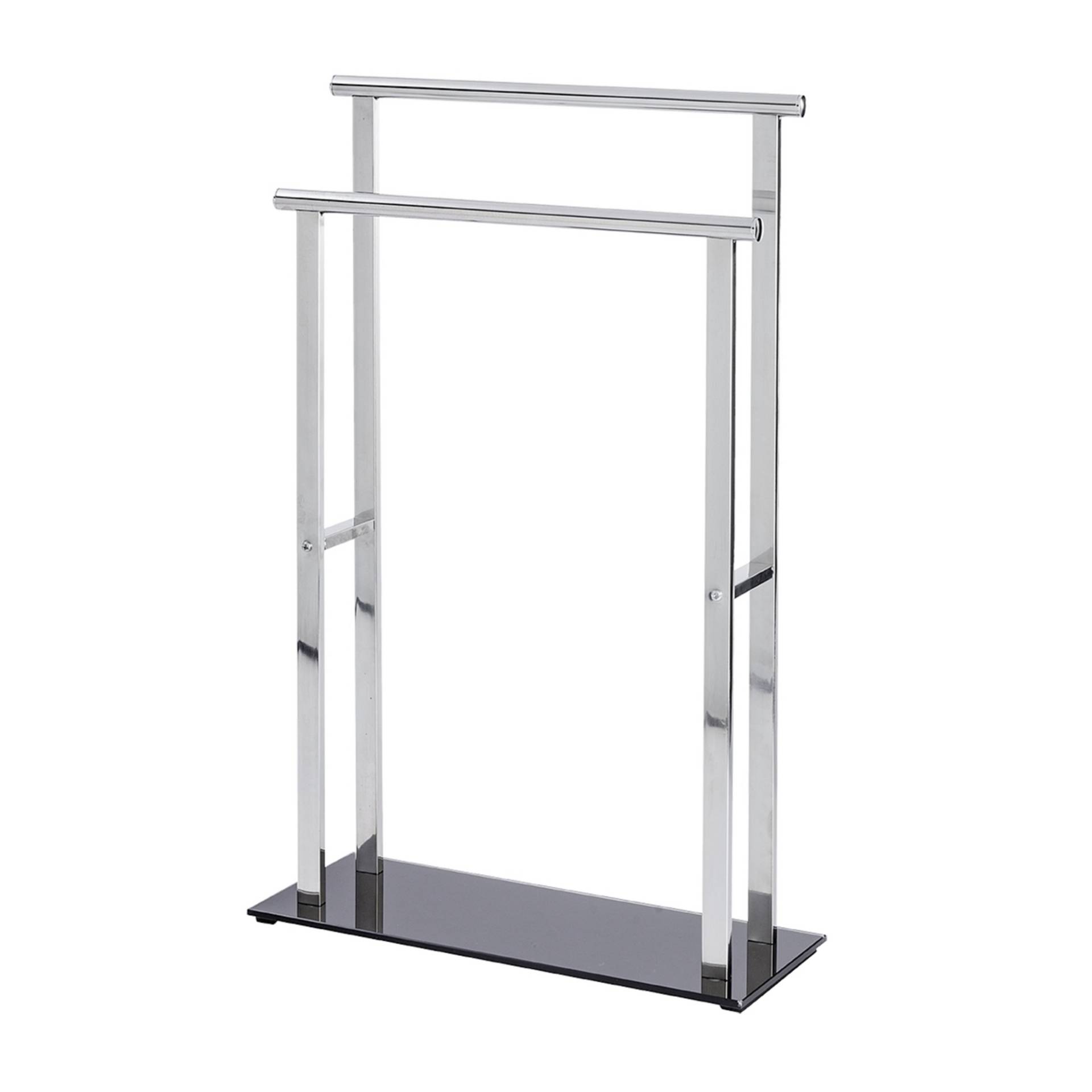 Wenko Handtuchständer 'Lava' Edelstahl glänzend 2 Stangen 52 x 20 x 81,5 cm Wenko Handtuchständer 'Lava' Edelstahl glänzend 2 Stangen 52 x 20 x 81,5 cm von Wenko