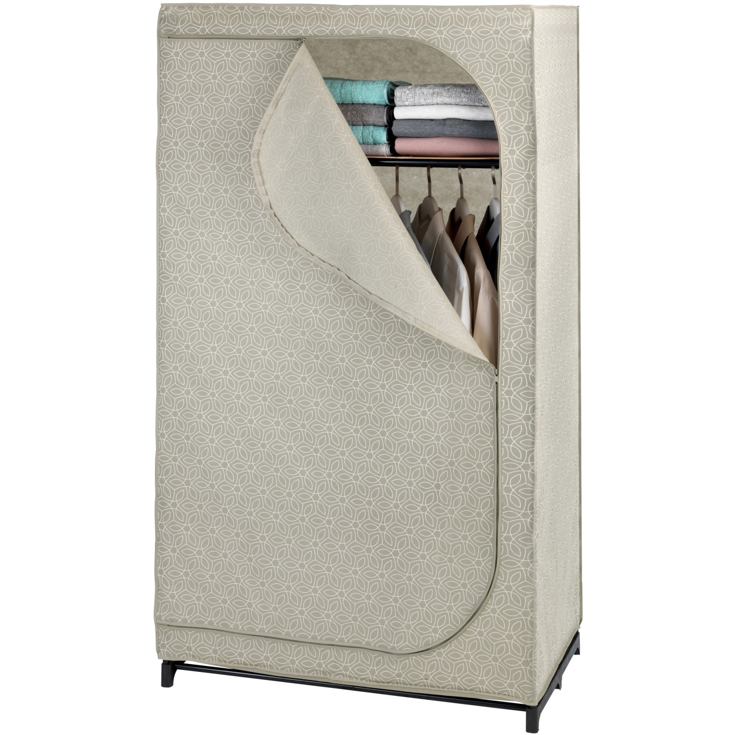 Wenko Kleiderschrank Balance Taupe mit Ablage von Wenko