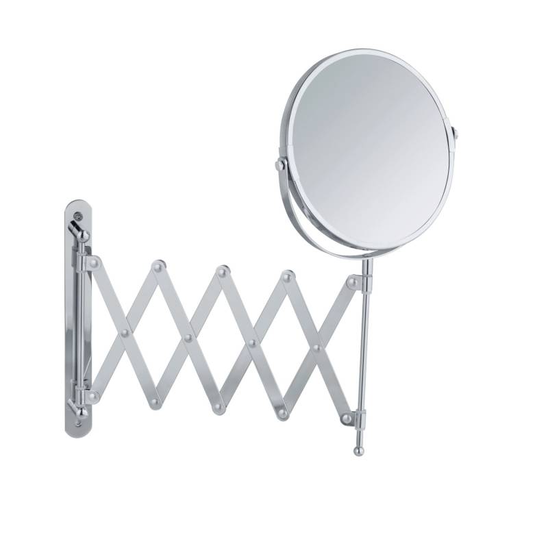 Wenko Kosmetik-Wandspiegel Teleskop Exclusiv Chrom glänzend von Wenko