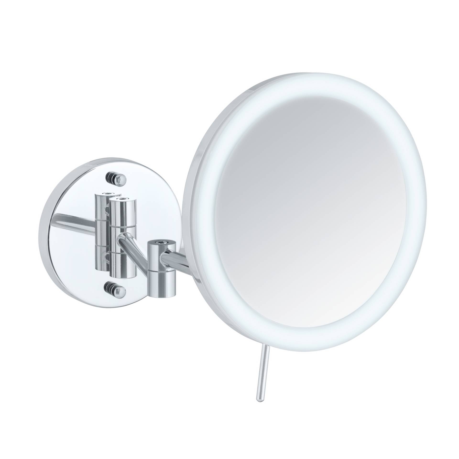 Wenko LED-Spiegel 'Power-Loc Aura' chromfarben 5-fach Vergrößerung Wenko LED-Spiegel 'Power-Loc Aura' chromfarben 5-fach Vergrößerung von Wenko