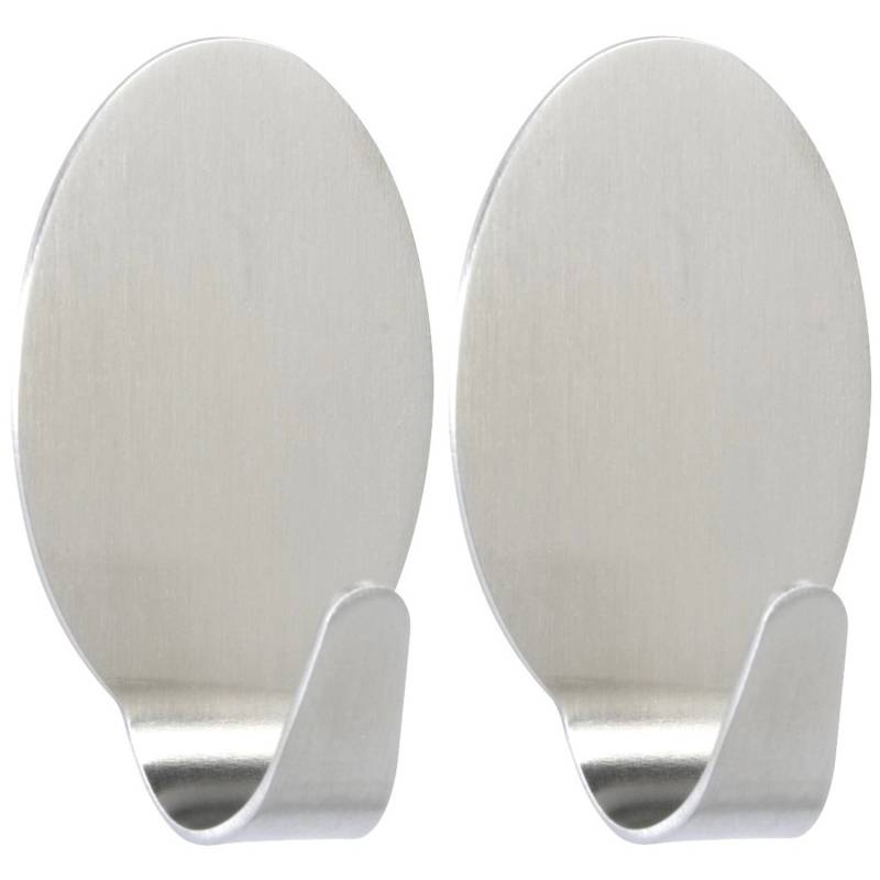 Wenko Maxi-Wandhaken Edelstahl matt 2er-Set von Wenko