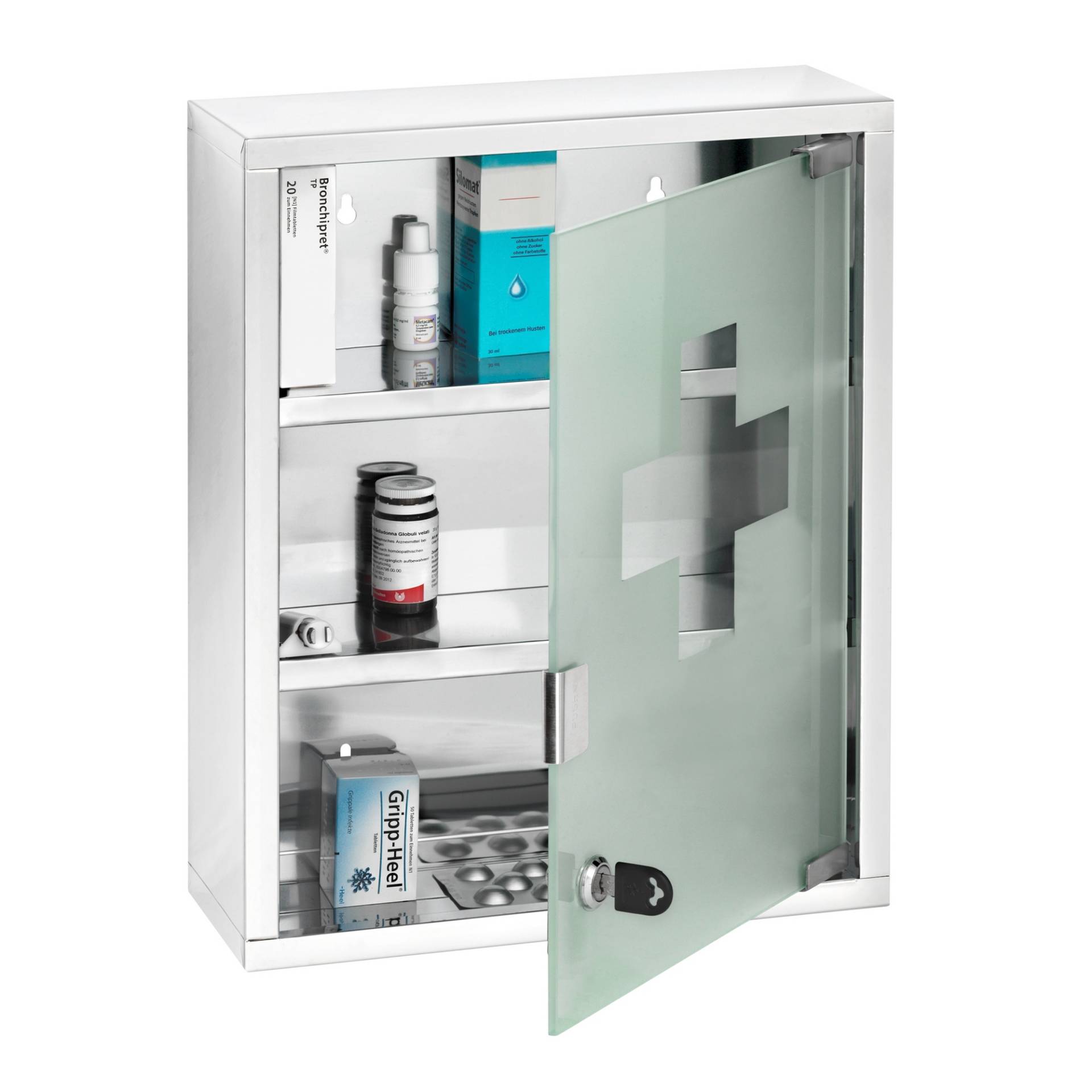 Wenko Medikamentenschrank edelstahl, glänzend 30 x 40 cm Wenko Medikamentenschrank edelstahl, glänzend 30 x 40 cm von Wenko