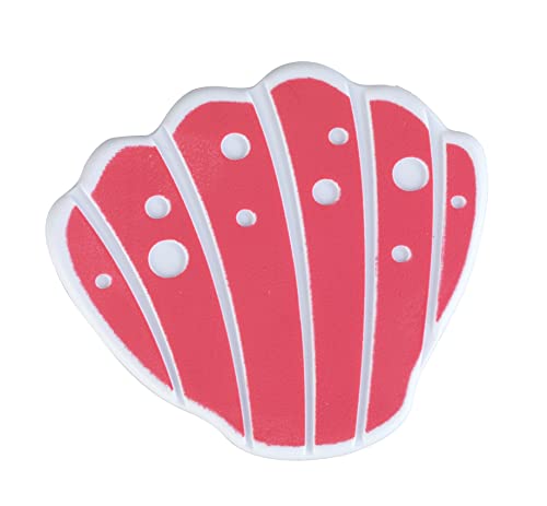 WENKO Anti-Rutsch-Sticker Muschel, Rosa, 0 x 10.5 x 10 cm, 23065100 von WENKO
