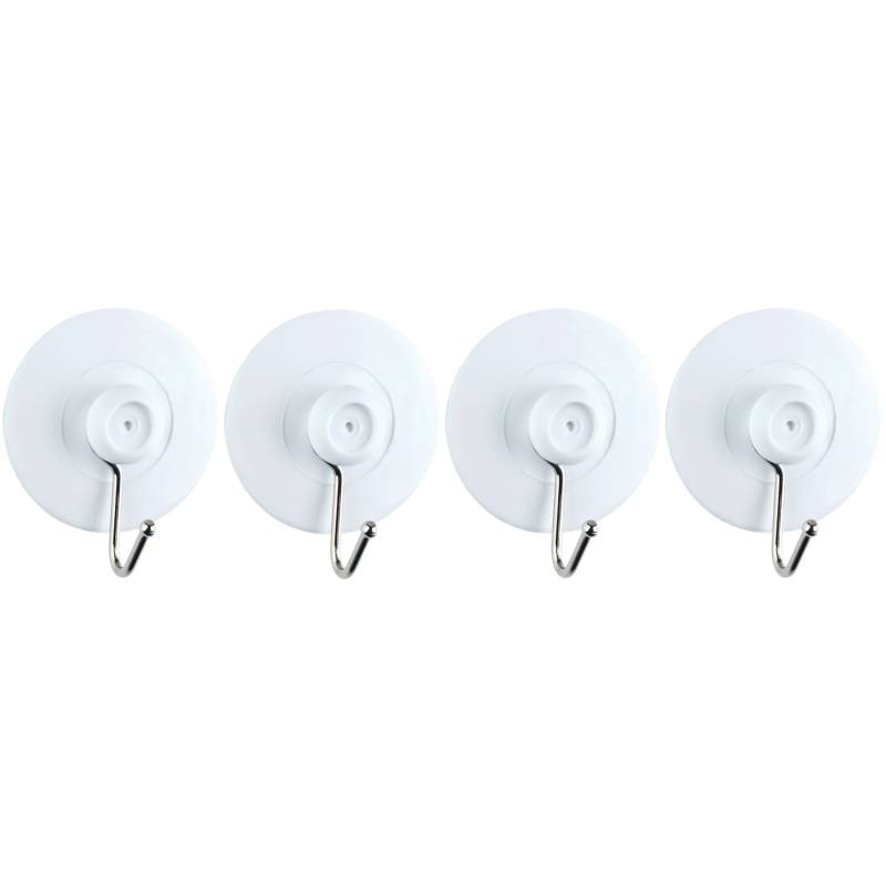 Wenko Saughaken Nickel Weiß 4er-Set von Wenko