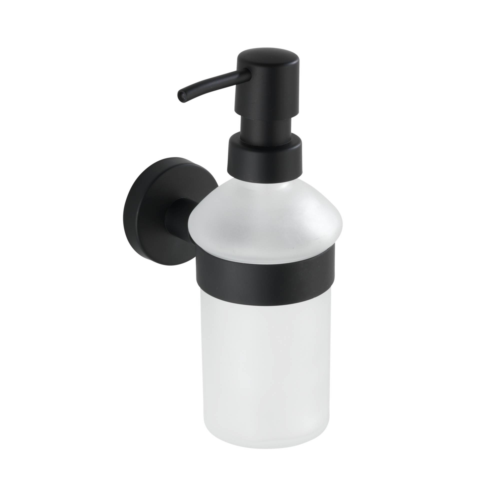 Wenko Seifenspender 'Bosio Black' Glas satiniert, 200 ml von Wenko