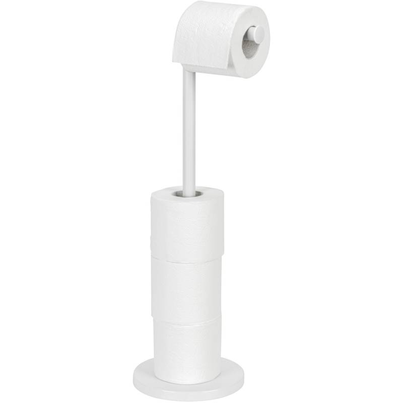 Wenko Stand Toilettenpapierhalter 2 in 1 Weiß - Matt von Wenko