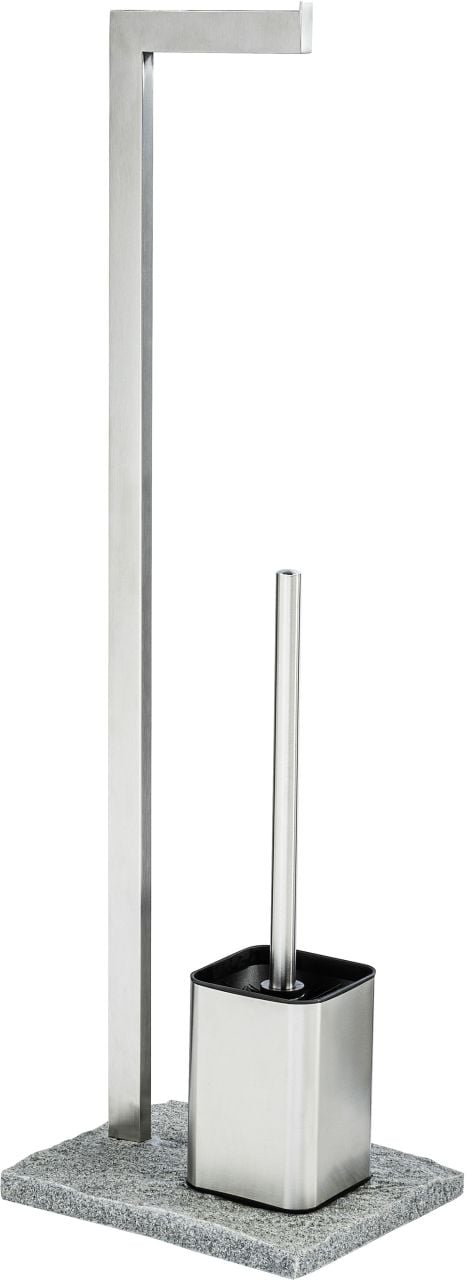 Wenko Stand WC-Garnitur Granit chrom von Wenko
