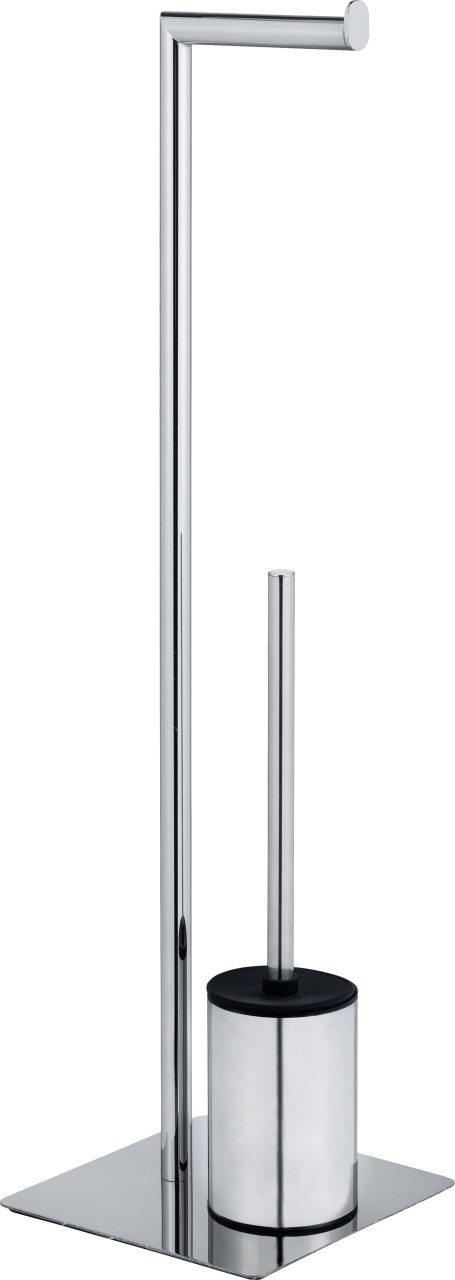 Wenko Stand WC-Garnitur Serrenti chrom Stahl von Wenko
