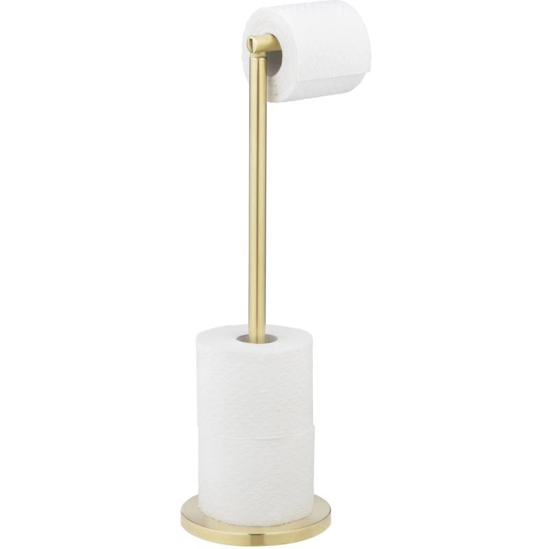 Wenko Stand mit Toilettenpapierhalter 2 in 1 Gold von Wenko