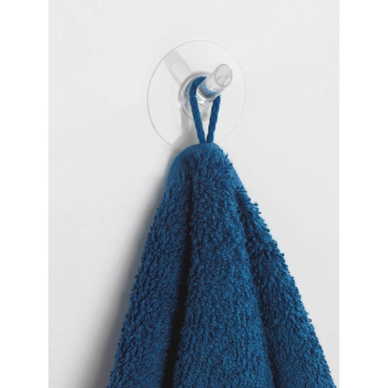 Wenko Static-Loc Haken Mittelgroß  Kunststoff (PET) 5 x 2.5 x 5 cm Transparent von Wenko