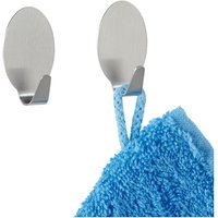 Strip-it® Maxi-Wandhaken, 2er Set Edelstahl rostfrei - Wenko von Wenko