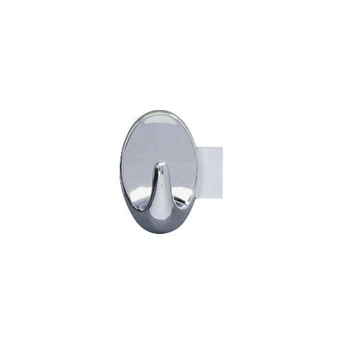 Wenko Strip-it Maxi-Wandhaken Kunststoff, chrom, 2er-Set von Wenko