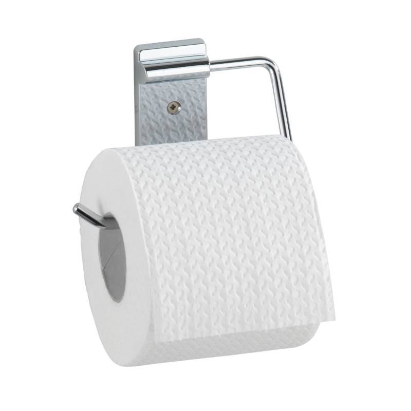 Wenko Toilettenpapierhalter 'Basic' Edelstahl rostfrei, glänzend von Wenko