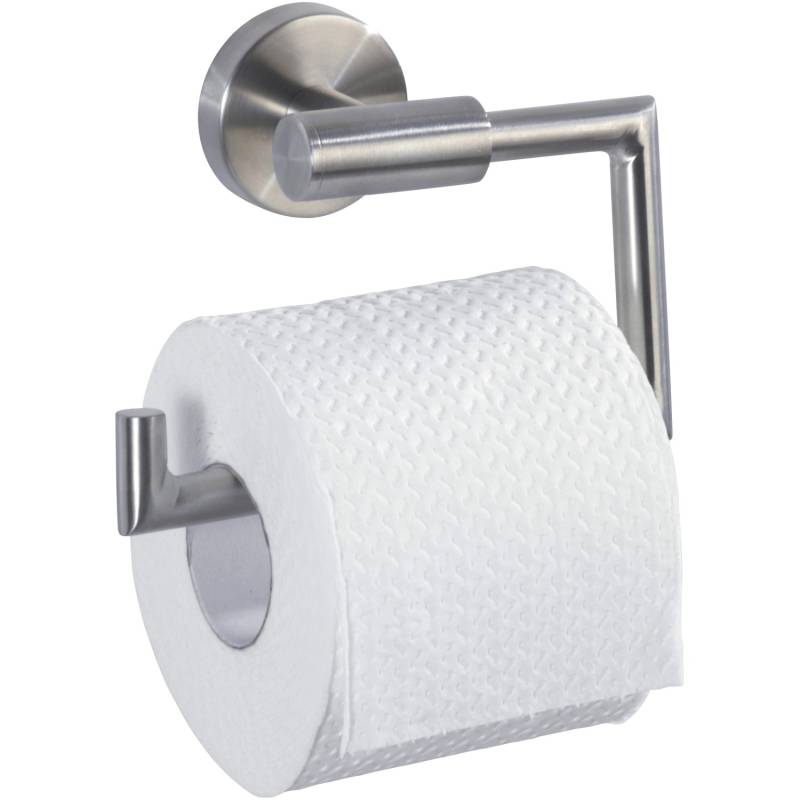 Wenko Toilettenpapierhalter Bosio Silber Matt 10,5 cm x 15 cm x 6,5 cm von Wenko