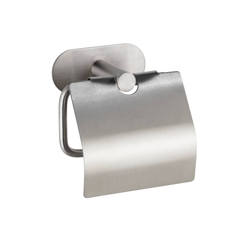 Wenko Toilettenpapierhalter 'Orea' Edelstahl matt mit Deckel von Wenko