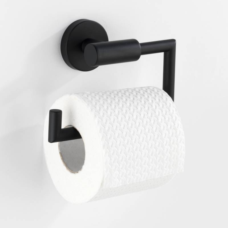 Wenko WC-Papierhalter Papierrollenhalter Bosio Black von Wenko