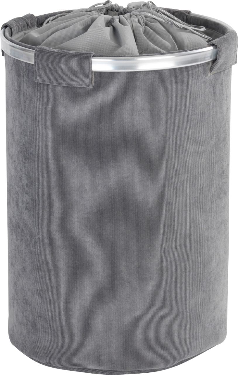 Wenko Wäschesammler Cordoba 68L grau Ø 40 x 54cm (L x B x H) von Wenko