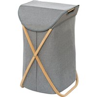 Bahari Wäschekorb, Polyester- und Baumwollbeutel auf Faltgestell - 79 l, 68 x 46 x 40 cm Wenko von Wenko